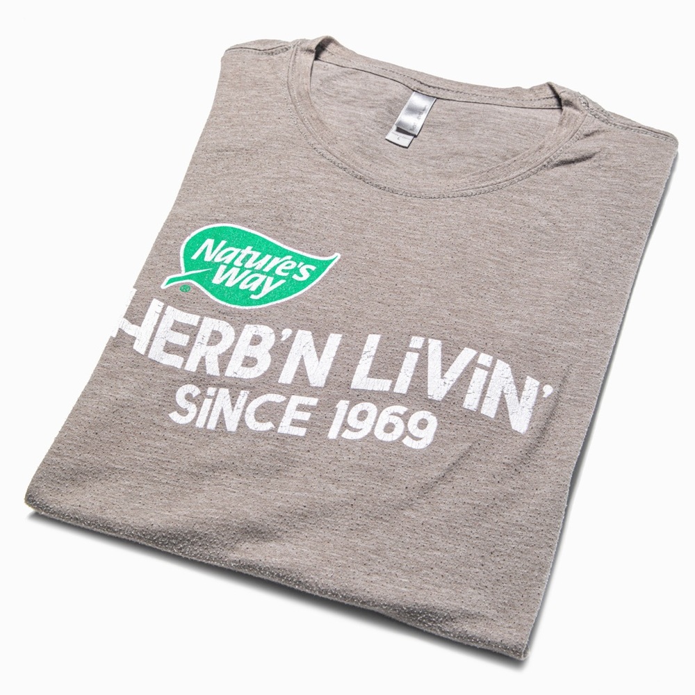 Next Level Apparel - Graphic Tee - Nature’s Way Herb’n Livin’ - Large